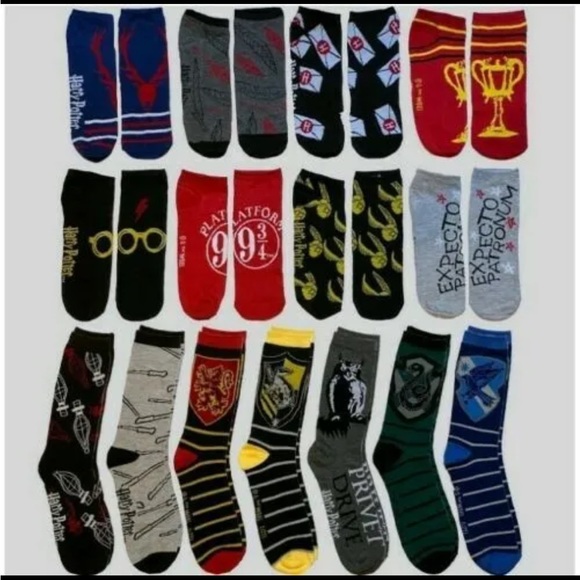 Hot Topic Underwear & Socks Nib 5pc Harry Potter 15 Days Of Socks